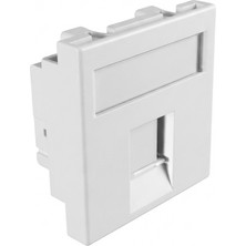 Leviton 1 Portlu Tekli Keystone Jack Modülü 45X45 mm (Single Snap-In Module) (5ADET)