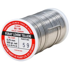 Elektro Ak 60/40 500 gr Lehim Teli 0.75 mm