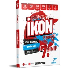 Pruva Akademi 7.sınıf Türkçe Ikon Konu Anlatımlı Fasikül Set