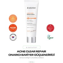 Akneli Ciltler Için Onarıcı ve Bariyer Güçlendirici Bakım Kremi Acne Clear Repair Cream