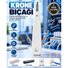 Krone Bıçağı Çakma Aparatı Kablo Sonlandırma ve Kesme Aleti