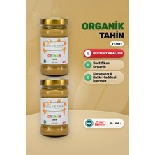 Soul Kitchen Organik Ürünler Organik Tahin Katkısız Çiğ Susamdan 2'li Avantaj Set 2x300 g