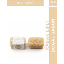 Volkan Ates Natural & Beauty Keçi Sütü Kabak Lifli Doğal Sabun 130 gr
