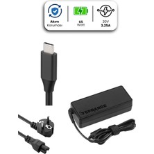 Sprange Lenovo Laptop Notebook Adaptörü Şarj Aleti 20V 3.25A 65W Type-C Uç Yerli Üretim Orijinal