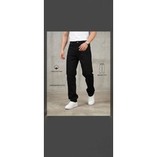 Hard Money Premium Baggy Fit Siyah Erkek Kot Pantolon