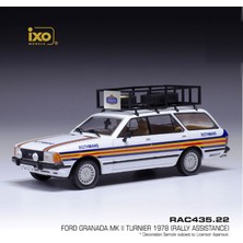1:43 Ölçek Ixo 1980 Ford Granada Mk Iı Turnier Diecast Metal Minyatür Model Araba 10CM