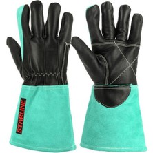 Starline Yarma Deri  Takviyeli 100° Temas Isı Dirençli Iş Eldiveni EN388-3222X EN407-413X4X En 12477 Type A 30 cm