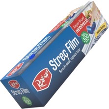 30 cm x 300 mt Roll-Up Streç Film 8 Mikron Kayar Bıçaklı