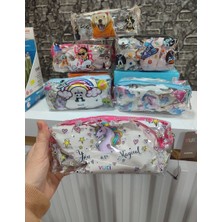 Senacacollection Şeffaf Fermuarlı Tek Gözlü Kalem Kutusu Kalemlik 20X9X7 cm