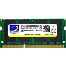 TwinMos 8 GB Ddr3 1600MHZ Twınmos 1.5 Nb MDD38GB1600N