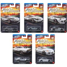 Hot Wheels Siver Series Fast & Furious 25.yıl 5'li Model Araba Seti HNR88
