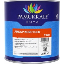 Pamukkale Ahşap Koruyucu 2.5 Lt Orman Yeşili