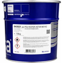 Valresa Polyester Astar Beyaz 10 Kg+0.2 Kg+0.2 kg