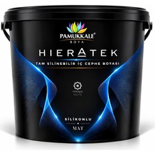 Pamukkale Hieratek İpek Mat Silikonlu Tam Silinebilir İç Cephe Boyası 15 Lt Beyaz