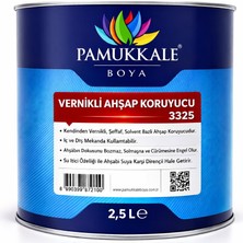 Pamukkale Ahşap Koruyucu Vernikli 2.5 Lt Orman Yeşili
