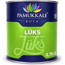 Pamukkale Lüks Parlak Sentetik Yağlı Boya 0.75 Lt Beyaz