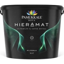 Pamukkale Hieramat Silikonlu Silinebilir İç Cephe Boyası 15 Lt Beyaz