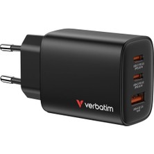 Verbatim Ess Gan Charger 65W Eu Siyah (32352)
