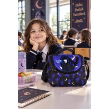 Dodomar Wednesday Temalı Termal Isı Yalıtımlı Beslenme Çantası Çocuk Okul Yemek Çantası 24X22X14 cm