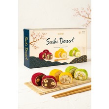 ALİ BABA Ali Baba Sushi Lokum 350 G - Fıstıklı, Fındıklı, Bademli Özel Dolgulu Sultan Lokumu Hediyelik Kutu