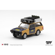 Mını Gt 1:64 Ölçek Mini Gt 1981 Land Rover Range Rover C.swoboda & K.mentel Diecast Metal Minyatür Model Araba 5cm