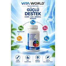 Vita World Vıtaworld Magn.cal.zinc.vit D3 Vit K2 Hydro COLL.120 Tb