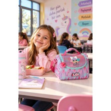 Dodomar Lol Surprise Beslenme Çantası Çocuk Okul Yemek Çantası Günlük Kullanım 24X22X14 cm