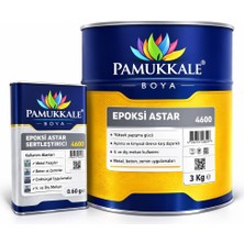 Pamukkale 4600 Gri Ral 7038 Solventli Epoksi Astar 3.6 Kg Yüksek Yapışma Gücü ile İç Cephe Boyası