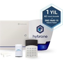 HY-IA1008-A2DM10-1 Akıllı Network Hırsız Alarm Seti+1 Yıl Hybrone A2 Temel Paket