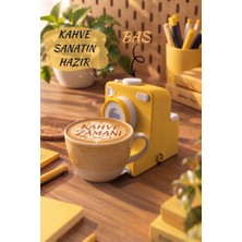 Kamera Tasarımlı Kahve Sanat Makinesi