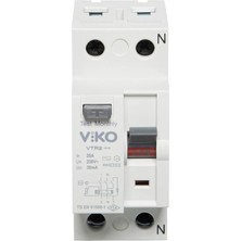 Viko 2X25 Amper 30 Ma Kaçak Akım Rölesi