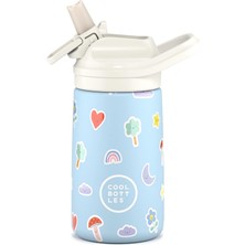 Cool Bottles The Kiddie Bottle Rainbow Clouds Pipetli Termos Suluk 350 ml