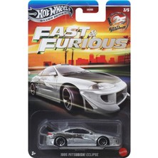 Hot Wheels Silver Series 1995 Mitsubishi Eclipse Fast&furious 25.yıl Model Araba