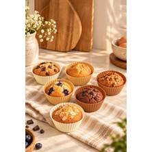 Perotti Silikon 6'lı Mini Kek Muffin Kalıbı Yapışmaz Yüzey ve Dayanıklı Malzeme ile Pratik Kullanım