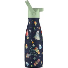 Cool Bottles The Kids Bottle Space Rockets Pipetli Termos Suluk 260 ml