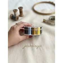 Jasminya 10 Renk Iplik Seti, Dikiş Ipi, Iğne ve Yüksük Özel Kutulu, Makine Ipi, El Dikişi, Nakış Ipi, Dikiş Seti,
