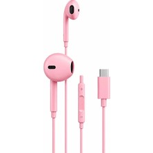 Preo Ear Sound Type-C Kulakiçi Kulaklık Pembe