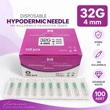 Floraison Medikal Mezoterapi Iğne Ucu 32G 4 mm 100 Adet / Kutu