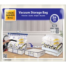 Magic Saver Bag XL Tekli Çantalı Vakumlu Saklama Hurcu 50*65*15 Özellikli ve Kaliteli