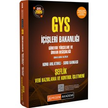 Pegem Akademi Yayıncılık 2026 GYS İçişleri Bakanlığı Konu Anlatımlı Soru Bankası-Şeflik, V