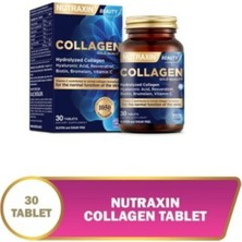 Nutraxin Resveratrol, Hyalüronik Asit, Biotin ve Çinko Içeren Hidrolize  30 Tablet