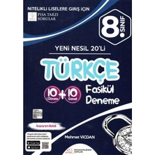 Paragrafın Şifresi Yayınları 8.Sınıf LGS Türkçe Denemeleri 5 Sıralı 15 Genel Deneme