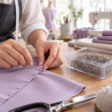 Texart Art Of Sewing Metal Başlı Toplu Iğne – Şeffaf Saklama Kutulu 250 gr Karbon Çelik