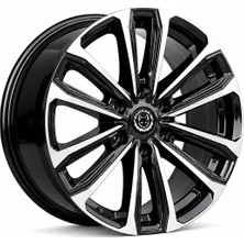 Black Wolf 555 18X8.0 6X130 Et+46 Black/full Machined