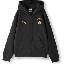 Gs Store Galatasaray Puma Essentıal Çocuk Fermuarlı Kapüşonlu Sweatshirt 78291526