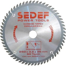 Sedef Power Tools Sedef 300X30-25.4X3.2X2.2 mm 60 Diş Alternatif Diş Testere