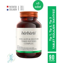Barbaris Collagen & Silicium Tree Peptides Complex 60 Tablet 3 Paket 11 Yaş Üzeri Kullanım