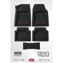 K&k Auto Accessories Bütün Araçlara Uyumlu Universal Araç Paspas 5 Parça Tam Set 3D Derin Havuzlu(5 Renk Opsiyonlu)