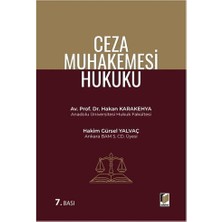 Adalet Yayınevi Ceza Muhakemesi Hukuku - Hakan Karakehya, Gürsel Yalvaç