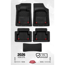 K&k Auto Accessories Bütün Araçlara Uyumlu Universal Araç Paspas 5 Parça Tam Set 3D Derin Havuzlu(5 Renk Opsiyonlu)